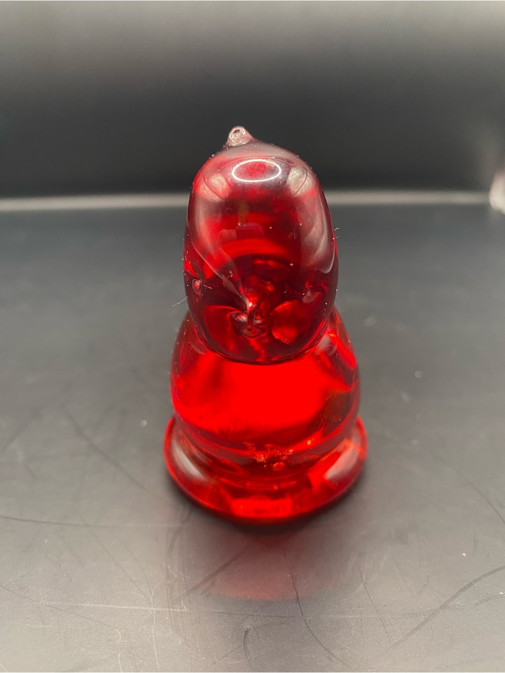 Vintage 1995 Ron Ray Signed Red Bird Glass Figurine - Picture 2 of 4